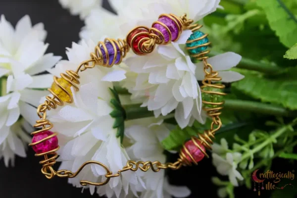 Caged Bead Bracelet - Image 3