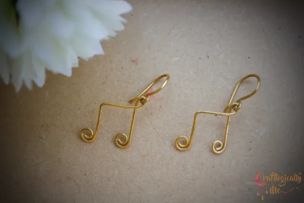 Music Note Earrings - Image 2