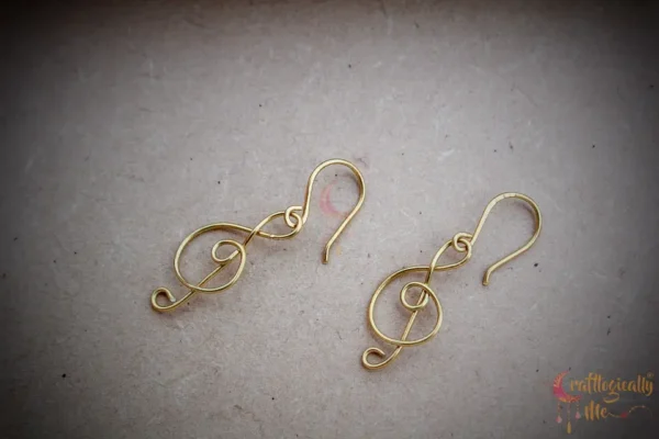 Treble clef Earrings