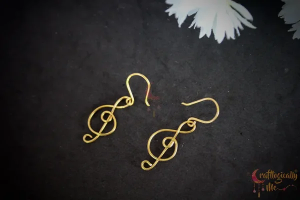 Treble clef Earrings - Image 4