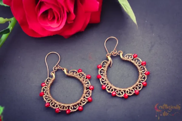 Wire Hoop earrings - Image 6