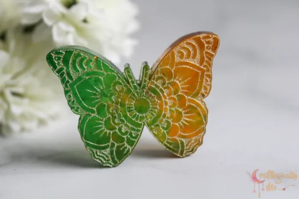 Butterfly keychain/magnet (pack of 1, random color) - Image 4