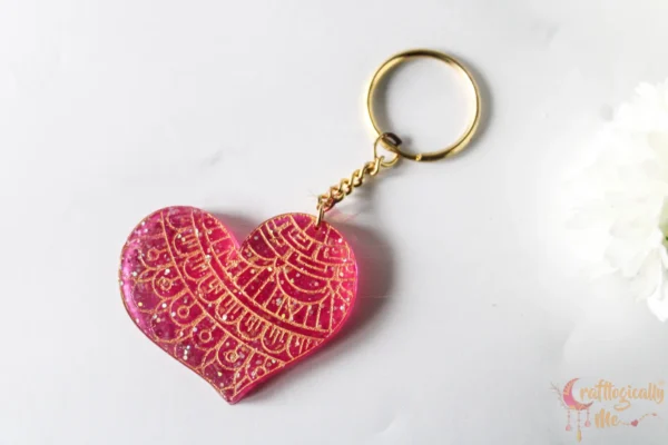 Heart keychain/magnet (pack of 1, random color)