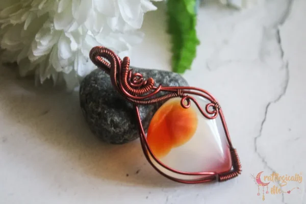 Carnelian Agate Minimalist wrap - Image 2