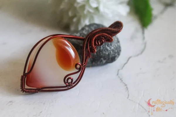 Carnelian Agate Minimalist wrap - Image 5