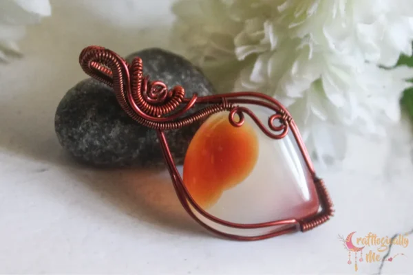 Carnelian Agate Minimalist wrap - Image 6