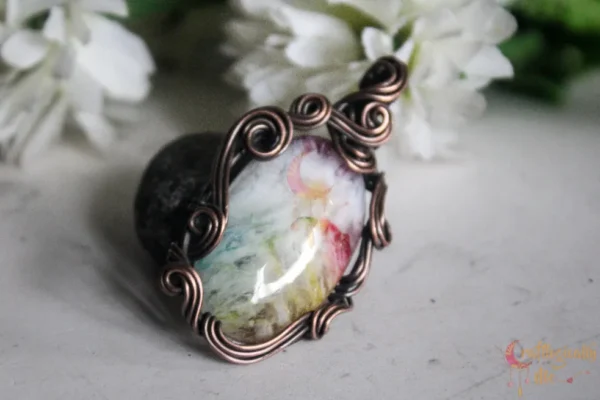 Rainbow Solar Quartz swirly wrap - Image 3