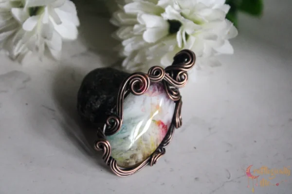 Rainbow Solar Quartz swirly wrap - Image 4