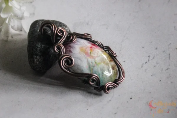 Rainbow Solar Quartz swirly wrap - Image 5