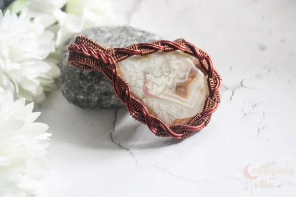 Crazy Lace Agate criss cross wrap - Image 4