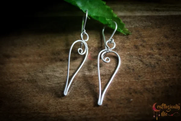 Silver Long drop earrings