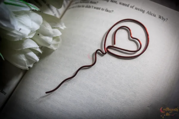 Heart Balloon Bookmark