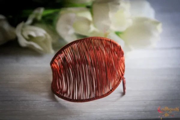 Unique woven leaf cuff - Image 3