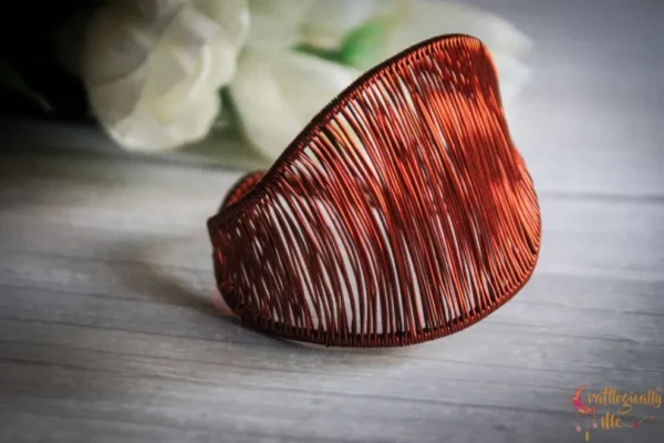 Unique woven leaf cuff - Image 5