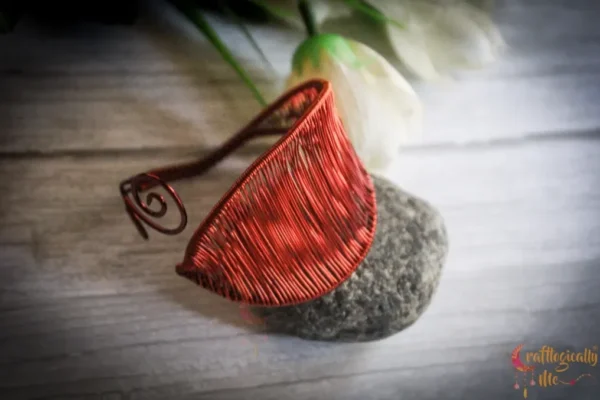 Unique woven leaf cuff - Image 8