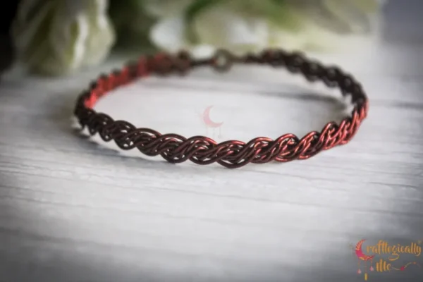 Unisex Criss cross braided Bracelet - Image 2