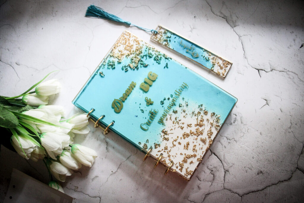 A Resin Dream Comes True: Crafting a Sketchbook Full of Magic, Memories, and Love By Ramaa, Founder of Craftlogically Me 1 Sketchbook