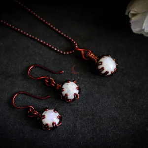 Moonstone mini pendant set